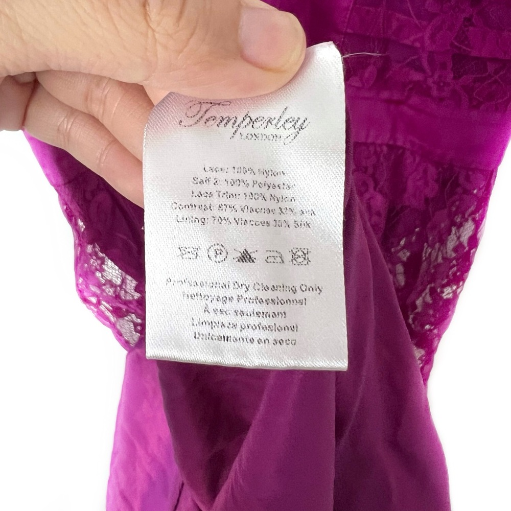Temperley London Magenta Midi Dress - Picture 8 of 9